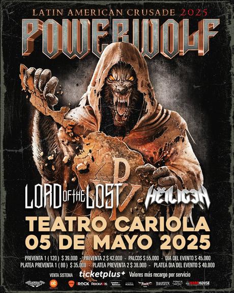 Powerwolf regresará a Chile en 2025 junto a Lord of the Lost 🤘🔥 f001afbd-1977-4043-c8ba-c4185da22777