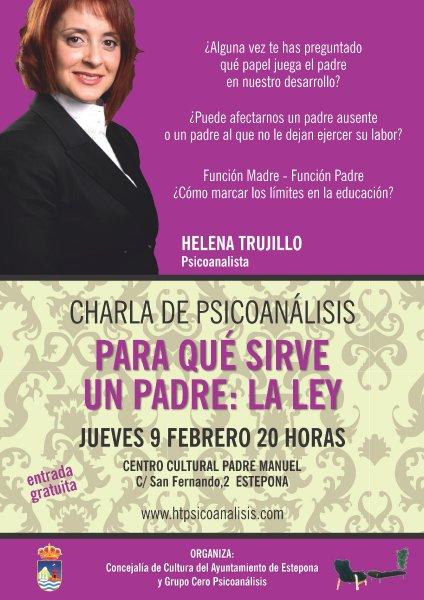 Estepona: Charla de Psicoanálisis, PARA QUÉ SIRVE UN PADRE