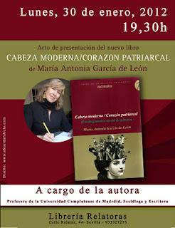 PRESENTACIONES del libro Cabeza Moderna/ Corazón patriarcal...