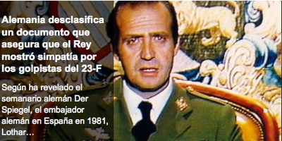 El demócrata rey Juan Carlos y su papel en el 23 F