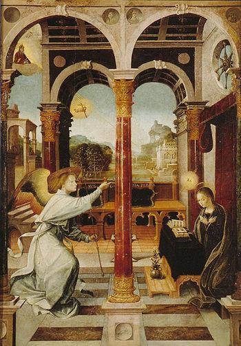 x-Alejo_fernández_anunciación La pintura en el Siglo de oro español