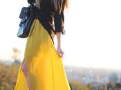 Mustard maxi skirt...