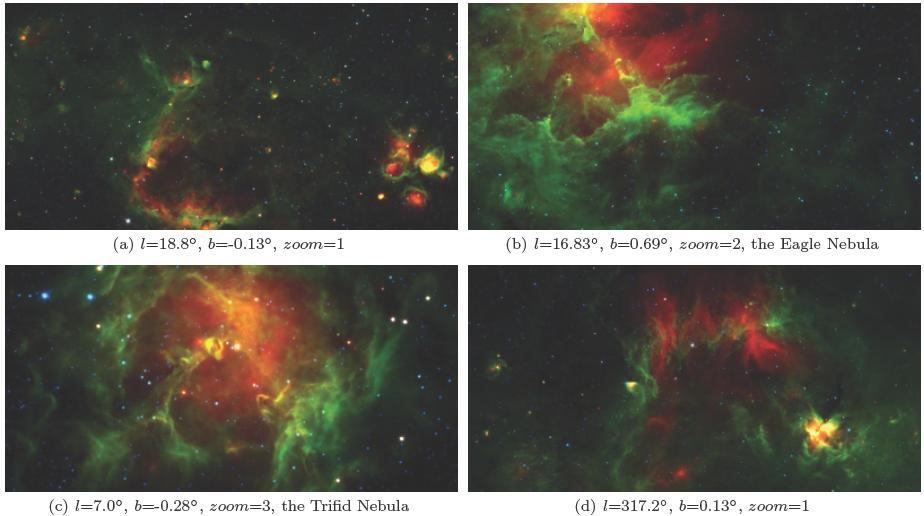 Nebulosas clasificadas en la Vía Láctea por no astrónomos