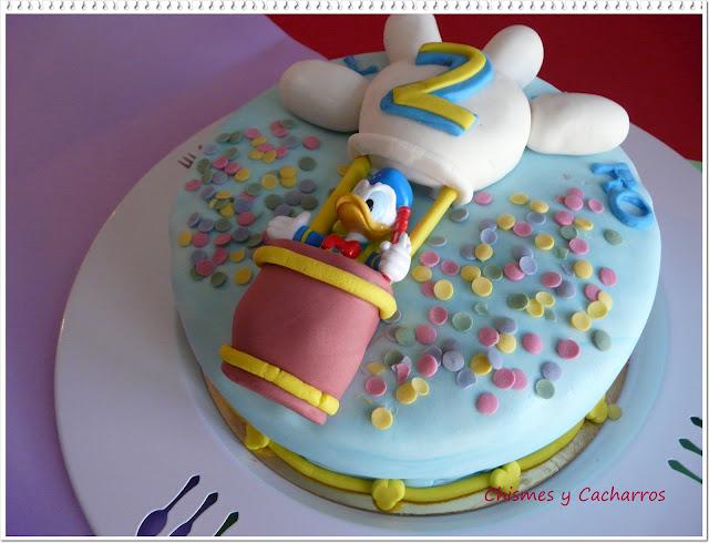 Tarta Globo Pato  Donald