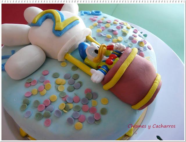 Tarta Globo Pato  Donald