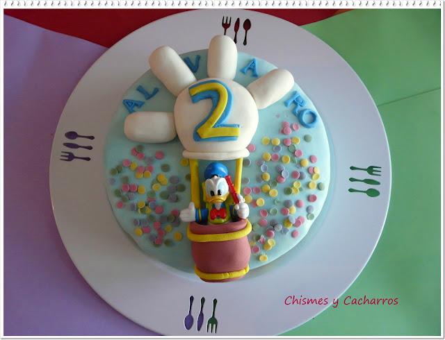 Tarta Globo Pato  Donald