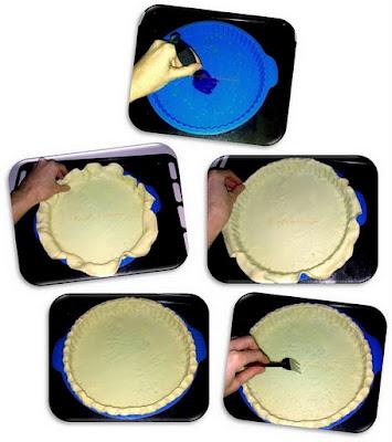 Tarta de nuggets barbacoa