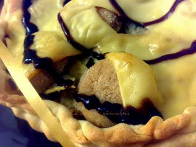 Tarta de nuggets barbacoa