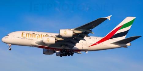 Un avión de Emirates Airline 