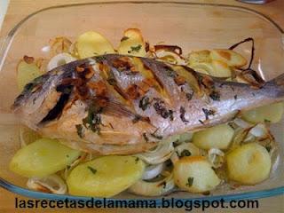 Receta de Dorada a las finas hierbas