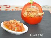 Cestas tomate rellenas atún