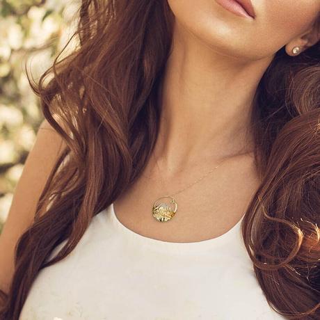 Dije Volcán Chimborazo en Oro 18k