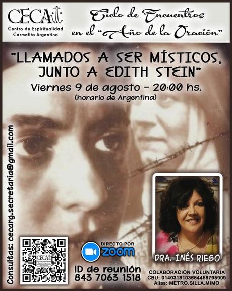 «Llamados a ser místicos, junto a Edith Stein»,