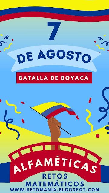 ALFAMÉTICAS BATALLA DE BOYACÁ