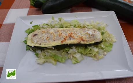 Calabacines Rellenos de Pollo Calabacines Rellenos de Pollo