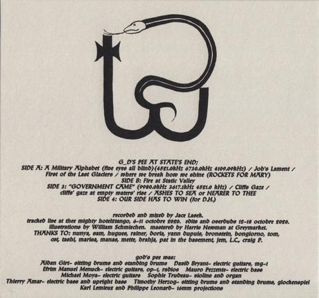 Godspeed You! Black Emperor - G_d’s Pee AT STATE’S END! (2021) Godspeed You! Black Emperor - G_d’s Pee AT STATE’S END! (2021)