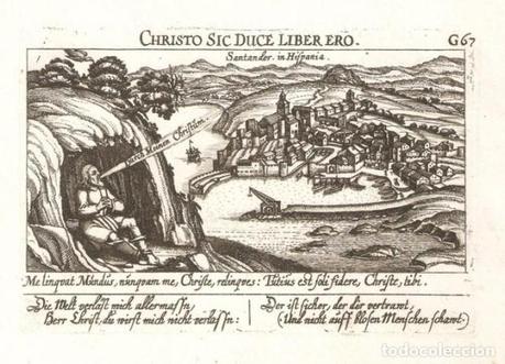 Daniel Meisner, 1630: Grabado de Santander