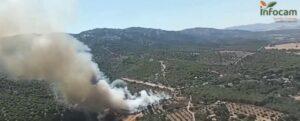 Controlado el incendio en Viso del Marqués (Ciudad Real)