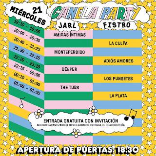 Horarios del CanelaParty 2024