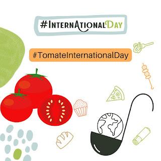 Aros de hojaldre con queso y tomate