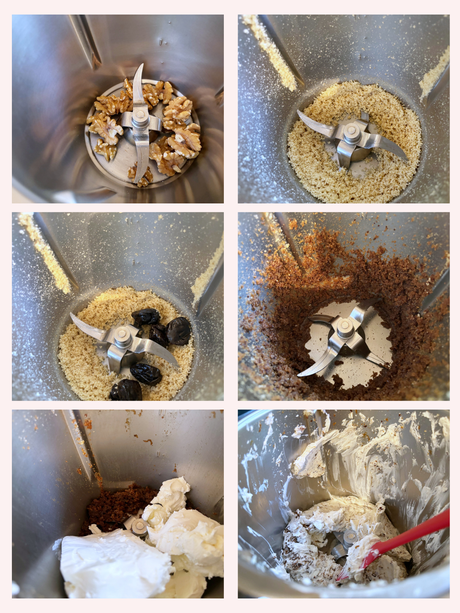 Aros de hojaldre con queso y tomate