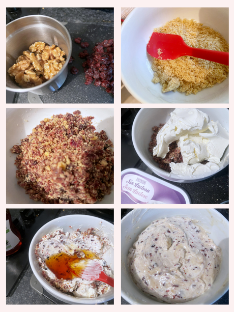 Paté de queso y fruta seca Paté de queso y fruta seca