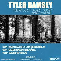 Conciertos de Tyler Ramsey en España en noviembre