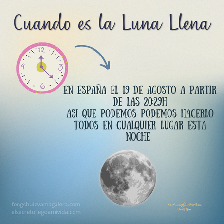 Luna Llena del Esturión o Superluna Azul 💙 19 agosto