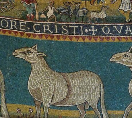 ROMÁNICO EN ROMA IGLESIA DE SAN CLEMENTE. Detalle Mosaico 2