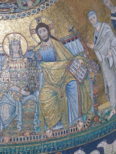 ROMÁNICO EN ROMA IGLESIA DE SANTA MARÍA DEL TRASTEVERE Cristo en trono