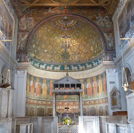 ROMÁNICO EN ROMA IGLESIA DE SAN CLEMENTE. Cabecera