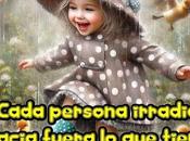 Cada persona irradia hacia fuera tiene corazón.