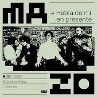 Concierto de Habla de mi en presente en Café La Palma