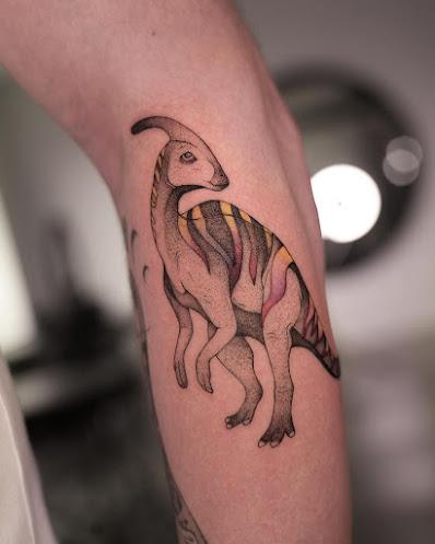 Dinosaurios en la piel por María Fernández