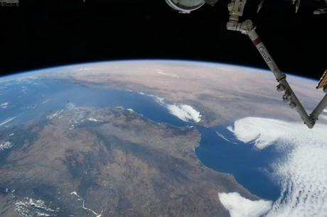 España y Marruecos están separados de la Estación Espacial Internacional por el Estrecho de Gibraltar