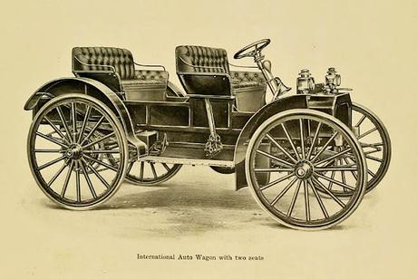 International Auto Buggy y Auto Wagon fabricados en el año 1905