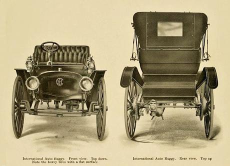 International Auto Buggy y Auto Wagon fabricados en el año 1905