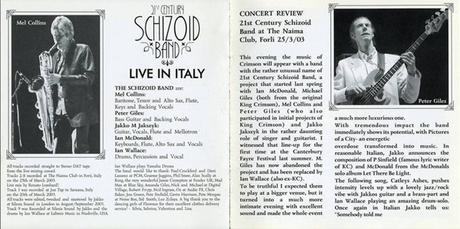 21st Century Schizoid Band - In Concert: Live In Japan & Italy (2004)