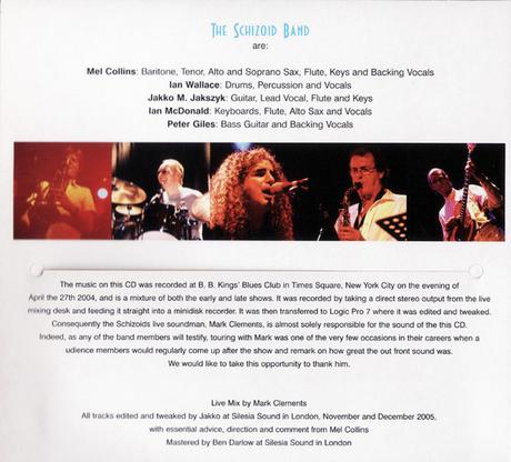 21st Century Schizoid Band - Pictures of a City: Live in New York (2006) 21st Century Schizoid Band - Pictures of a City: Live in New York (2006)