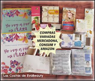 Compras variadas en Mercadona, Consum y Amazon belleza, maquillaje, aromaterapia y oposiciones Compras variadas en Mercadona, Consum y Amazon belleza, maquillaje, aromaterapia y oposiciones beauty makeup aromas blogger blog de belleza beautyblogger microinfluencer low cost supermercados skincare nuevo post new post Deliplus Kyrey labial mate velas inciensos planificador haul