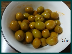 Aceitunas aliñadas picantes