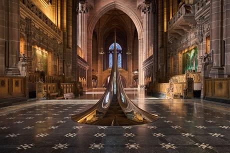 Anish Kapoor en la Catedral de Liverpool