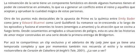 Series de fantasia recomendadas: My Lady Jane: ¿por qué no te la puedes perder? Series de fantasia recomendadas: My Lady Jane: ¿por qué no te la puedes perder?