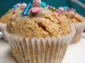 Muffins trigo integral avena limón semillas amapola