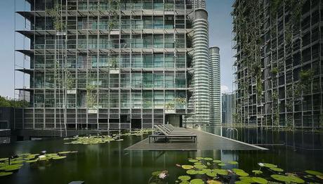 Frente a las Petronas, Le Nouvel aporta el verde contemporáneo en Kuala Lumpur