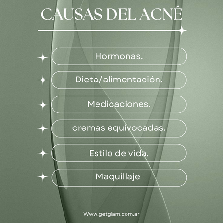 Causas acné por qué aparece ingredientes adultos jóvenes puntos negros soluciones razones