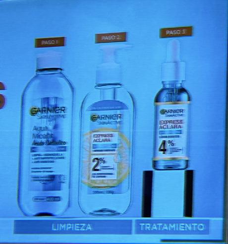 Serum garnier anti imperfecciones express aclara azul Garnier vitamina C salicílico como se usa manchas granos farmacity