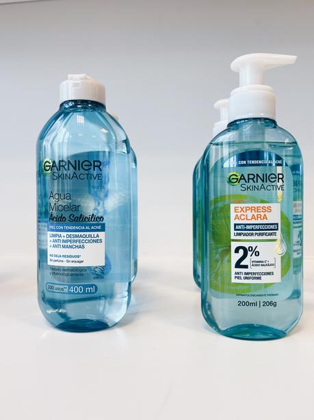 Serum garnier anti imperfecciones express aclara azul Garnier vitamina C salicílico como se usa manchas granos farmacity