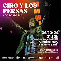 Concierto de Ciro y Los Persas en Venice Bay dentro del Sonorama Ribera goes to Ibiza 2024