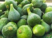 Exquisito dulce higos verdes